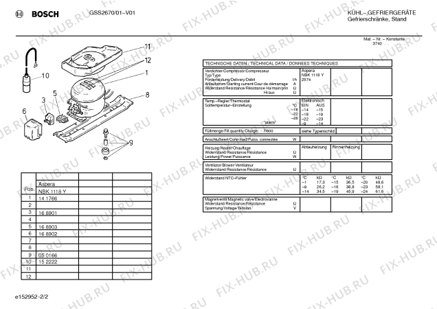 Взрыв-схема холодильника Bosch GSS2670 - Схема узла 02