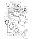 Схема №2 Global White Poprad с изображением Обшивка для стиральной машины Whirlpool 481245210408