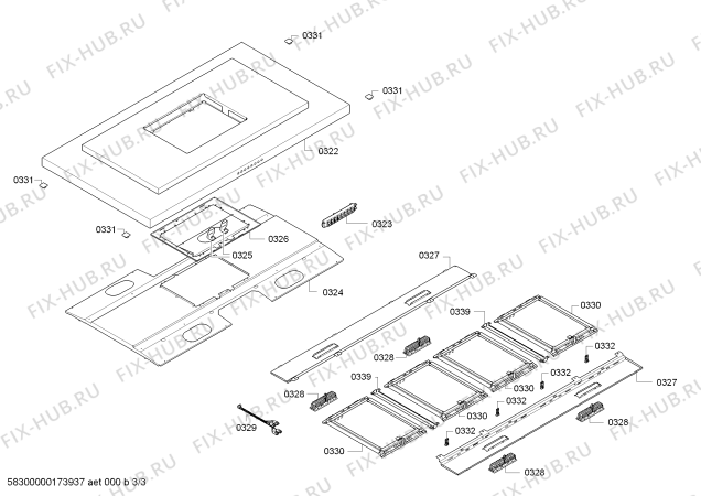 Взрыв-схема вытяжки Gaggenau AI230120 Gaggenau - Схема узла 03