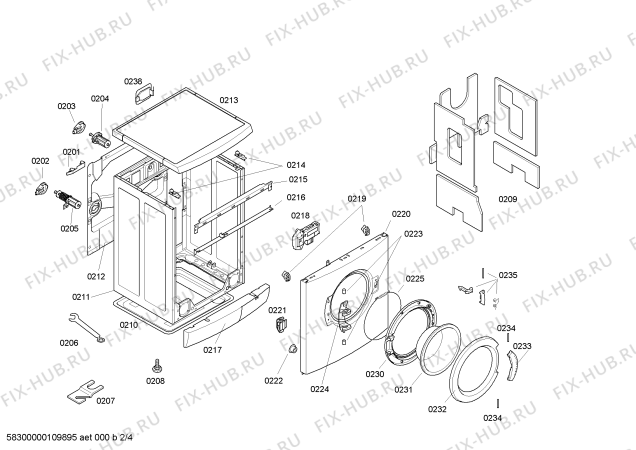 Схема №3 WFO160M Exclusiv Maxx WFO 160M с изображением Панель управления для стиральной машины Bosch 00445005