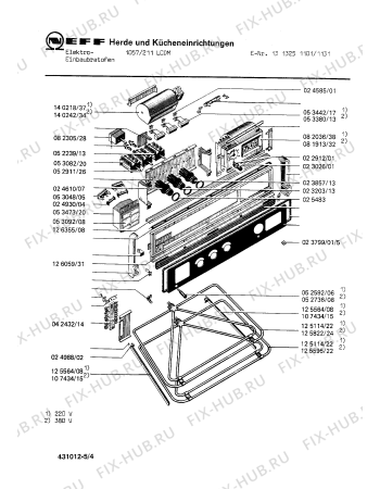 Схема №4 1124441907 2444/171NEBW с изображением Диск для духового шкафа Bosch 00024137