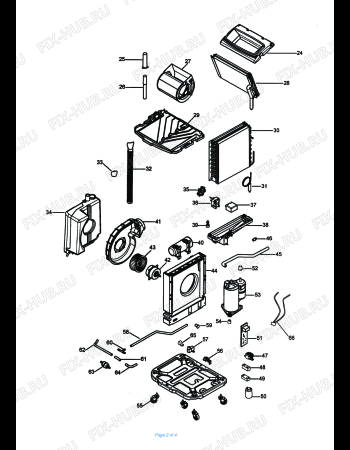 Схема №2 PAC W110ECO с изображением Электрокомпрессор для климатотехники DELONGHI TL1806
