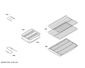 Схема №4 HEI7132C с изображением Стеклянная полка для электропечи Bosch 00448863