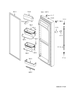 Схема №8 S25B IHS с изображением Дверь для холодильника Whirlpool 481241618731