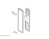 Схема №11 KGU66990 с изображением Рамка для холодильника Bosch 00439837