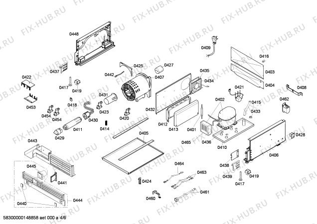 Схема №5 G7346X0 с изображением Панель для холодильной камеры Bosch 00701591
