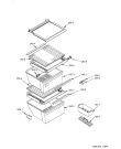 Схема №6 ART 735 с изображением Держатель для холодильника Whirlpool 481902180208