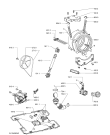 Схема №2 HDW 7001 с изображением Модуль (плата) для стиралки Whirlpool 481010460564