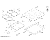 Схема №2 T93B31N2MK IH6.1 - Multiplex с изображением Стеклокерамика для плиты (духовки) Bosch 00771398