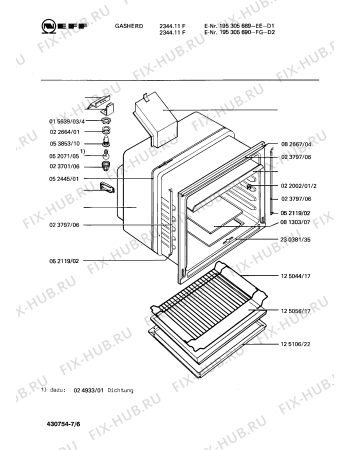 Схема №5 HG6490 с изображением Дюза для электропечи Siemens 00020859