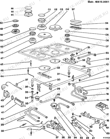 Схема №5 TAMEGA6574 (F016745) с изображением Дверца для плиты (духовки) Indesit C00056564