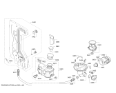 Схема №5 S51E50X7EU с изображением Передняя панель для посудомоечной машины Bosch 00705385