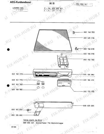 Схема №1 WASCHAUTOMAT W82 с изображением Корпусная деталь Aeg 8996454250185