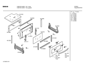 Схема №6 HBN7061GB с изображением Панель управления для духового шкафа Bosch 00434855