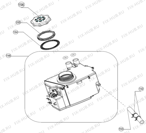 Взрыв-схема посудомоечной машины Gorenje GV8425 (388472, INRD41S1) - Схема узла 04