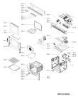 Схема №1 ESN 5961/SW с изображением Дверца для электропечи Whirlpool 481245059948