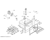 Схема №2 HBA43B160F с изображением Внешняя дверь для духового шкафа Bosch 00673210