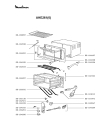 Схема №1 AHE161(1) с изображением Стойка для плиты (духовки) Moulinex SS-184195