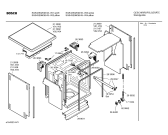 Схема №6 SGS43E08GB Exxcel auto option с изображением Передняя панель для посудомойки Bosch 00434128