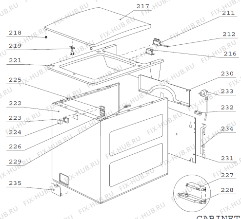 Схема №1 Compact 1100 Ekolife W410A01A FI   -White compact (900002891, W410A01A) с изображением Микропереключатель для стиралки Gorenje 296238