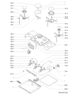 Схема №1 AKM 534/IX с изображением Затычка для плиты (духовки) Whirlpool 481244039303