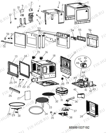 Схема №1 MW 3391 SX с изображением Табло Whirlpool 482000097451