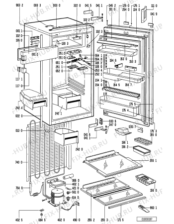 Схема №1 KDEC 2343 AF с изображением Обшивка для холодильника Whirlpool 481246058241