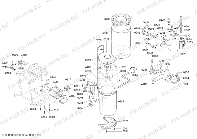 Схема №4 TK911N2ES SN911 Nespresso с изображением Подключение шланга для электрокофемашины Siemens 00604699