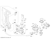 Схема №5 SMS53E02TR с изображением Силовой модуль запрограммированный для посудомойки Bosch 00750137