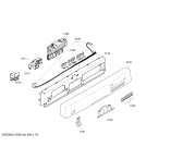 Схема №5 SGS46M22EU с изображением Передняя панель для посудомойки Bosch 00449121