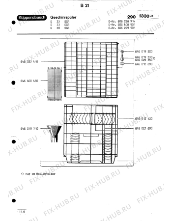 Взрыв-схема посудомоечной машины Aeg G 33 SGA - Схема узла Section9