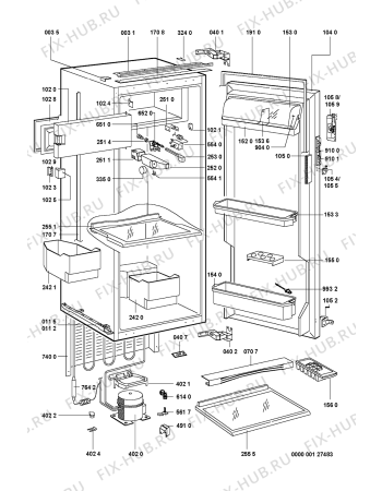 Схема №1 A 5634 F/1 с изображением Дверка для холодильника Whirlpool 481941879456