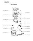Схема №1 F2337010/1P0 с изображением Всякое для мультиварки (пароварки) Krups FS-9100015305