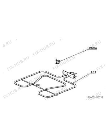 Взрыв-схема плиты (духовки) Electrolux EKG510112W - Схема узла Section 8