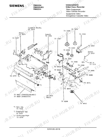 Схема №17 FM632Q4 с изображением Инструкция по эксплуатации для видеотехники Siemens 00530642