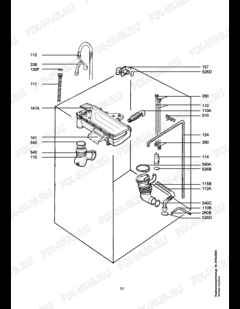 Взрыв-схема стиральной машины Privileg 756177_20160 - Схема узла Hydraulic System 272