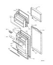 Схема №2 ARG 468/G/1 с изображением Дверца для холодильника Whirlpool 481944278051