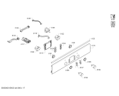 Схема №6 HCE857921F с изображением Стеклокерамика для электропечи Bosch 00711044
