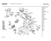 Схема №4 WM41000 SIWAMAT PLUS 4100 с изображением Панель управления для стиралки Siemens 00270594