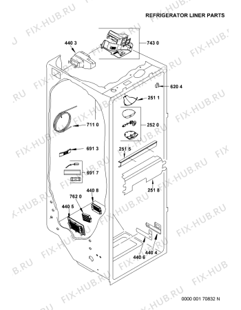 Схема №9 KSN PRIMELINE 5 IN с изображением Кабель-адаптер для холодильной камеры Whirlpool 481221848171