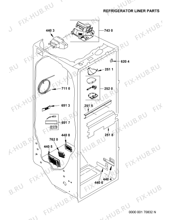 Схема №9 G RBB 2V 20/0 с изображением Дверь для холодильной камеры Whirlpool 481241820087