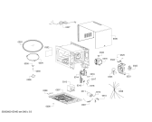 Схема №3 HF24G541 с изображением Рычаг для микроволновой печи Bosch 00622811