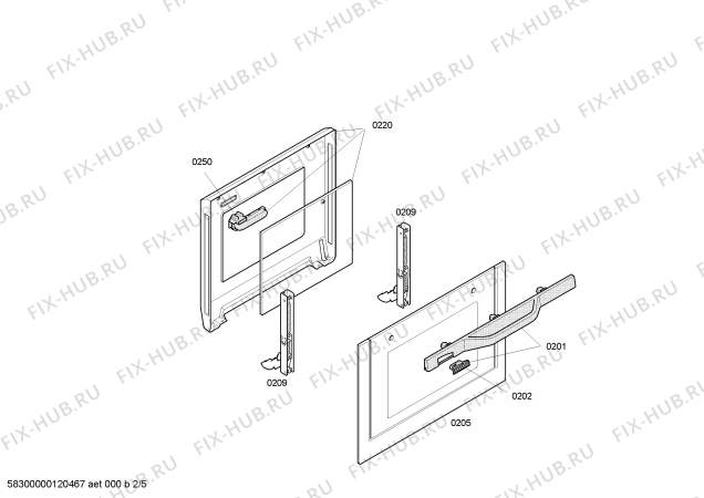 Схема №5 3HF501XP с изображением Переключатель для плиты (духовки) Bosch 00606810