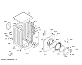 Схема №2 WAE2016XEP с изображением Крышка для стиралки Bosch 00476631