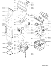 Схема №1 AKZ 800/IX с изображением Обшивка для плиты (духовки) Whirlpool 481245240117
