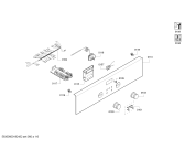 Схема №4 HBN331S4B с изображением Панель управления для плиты (духовки) Bosch 00749481