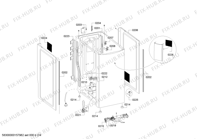 Схема №3 WOT24352FF с изображением Панель управления для стиральной машины Bosch 00676366