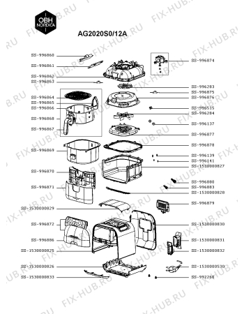 Схема №1 AG2020S0/12A с изображением Другое для электротостера Seb SS-996878