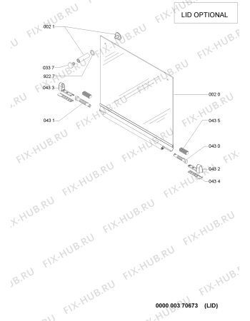 Взрыв-схема плиты (духовки) Bauknecht TGZ 5465/IN/01 - Схема узла