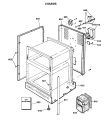 Схема №6 X252EW (F032810) с изображением Обшивка для духового шкафа Indesit C00228777